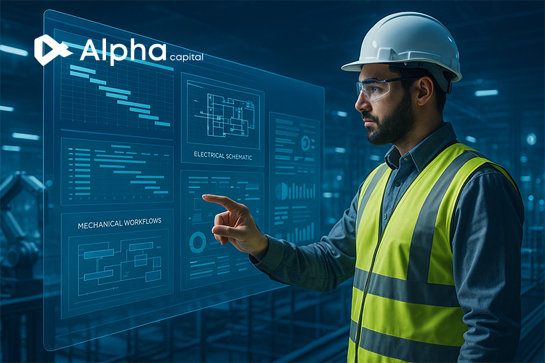 نظام الإدارة الشامل لشركات الإنشاءات الكهربائية والميكانيكية حلول Alpha Capital الذكية